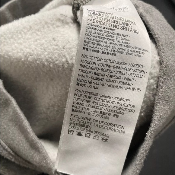 Nike Boys Pullover Hoodie Sweat Shirt Gray  Size 2T Logo Great Condition - Picture 5 of 8